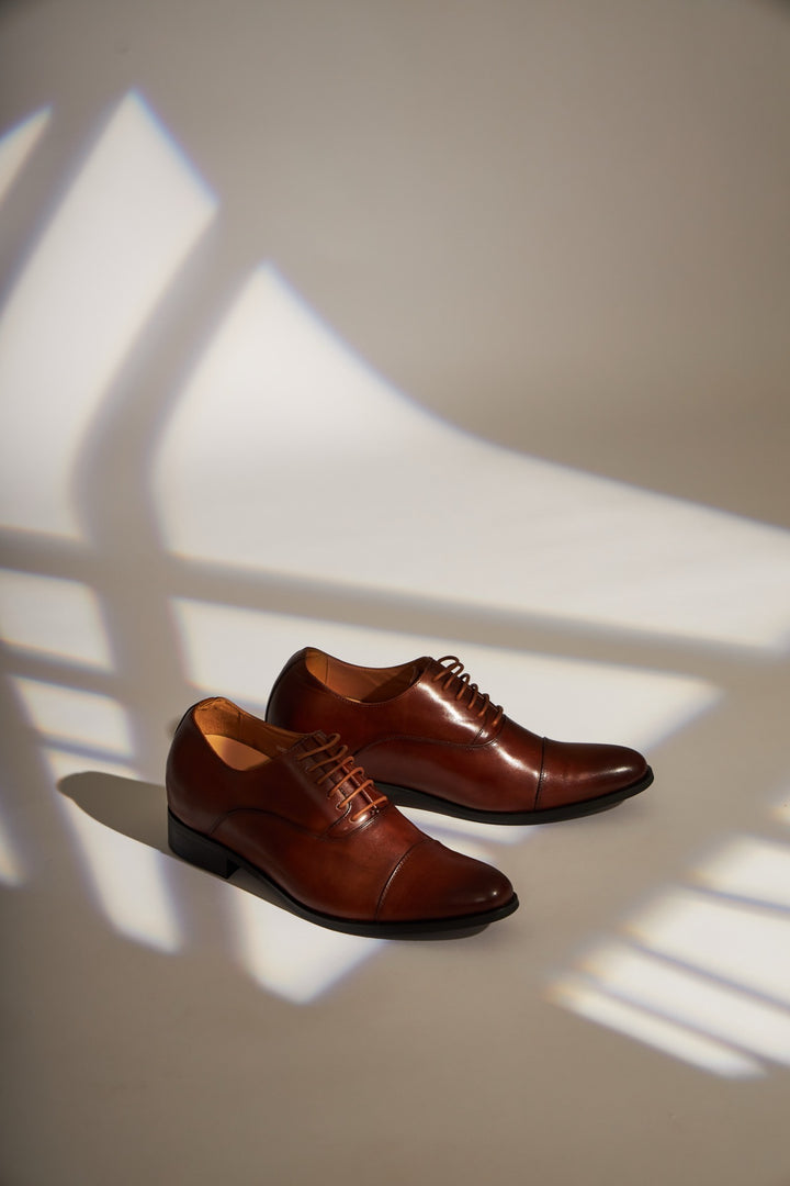 Cap-Toe Oxford Brown 7cm