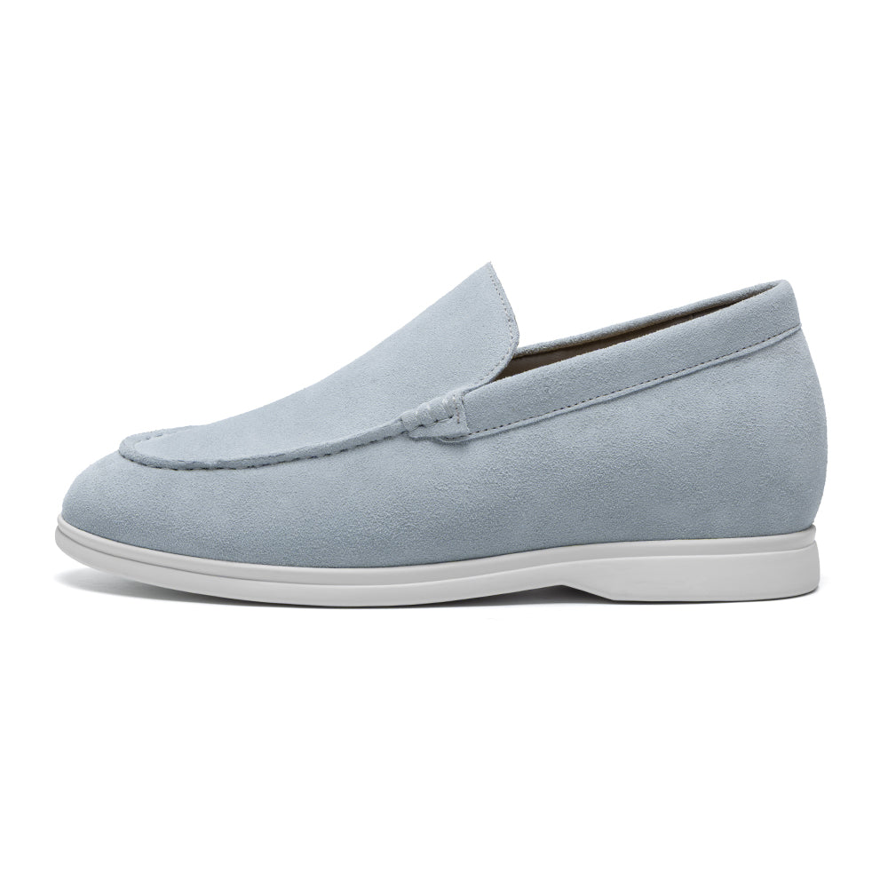 Suede Loafer 5cm (Sky Blue)