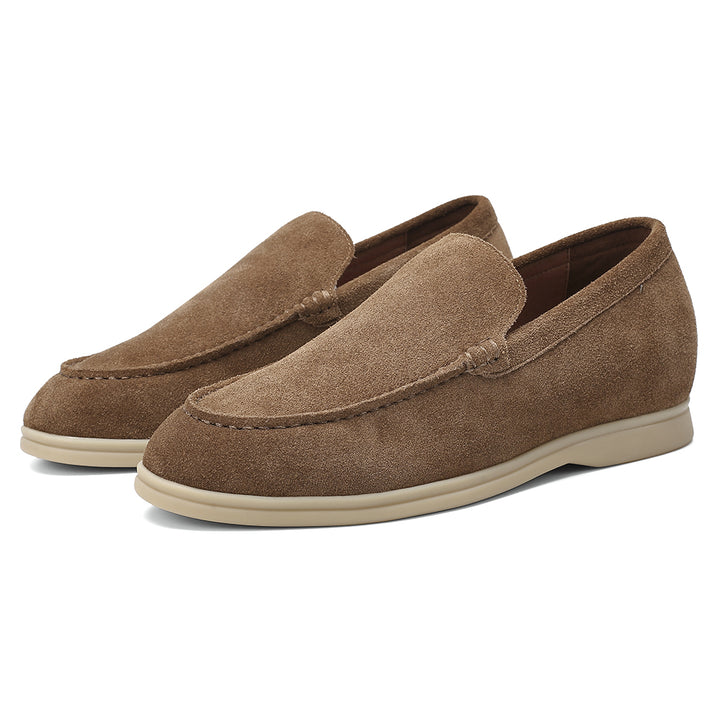 Suede Loafer 5Cm(Mocha Mousse)