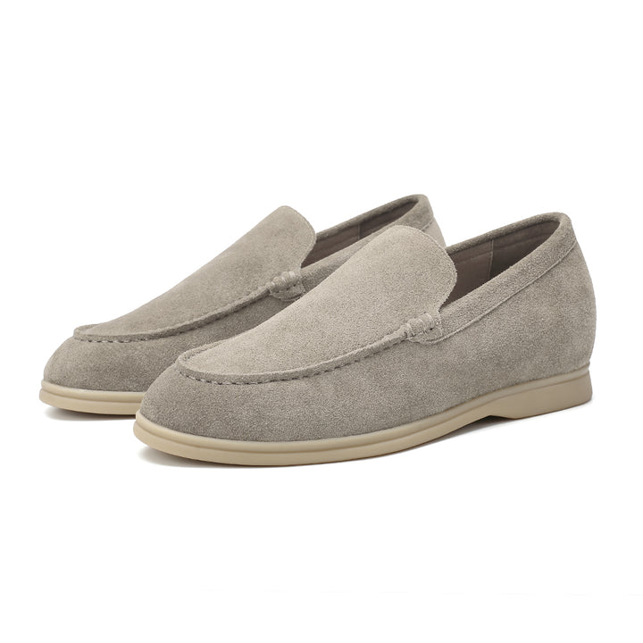 Suede Loafer 5Cm(Taupe)