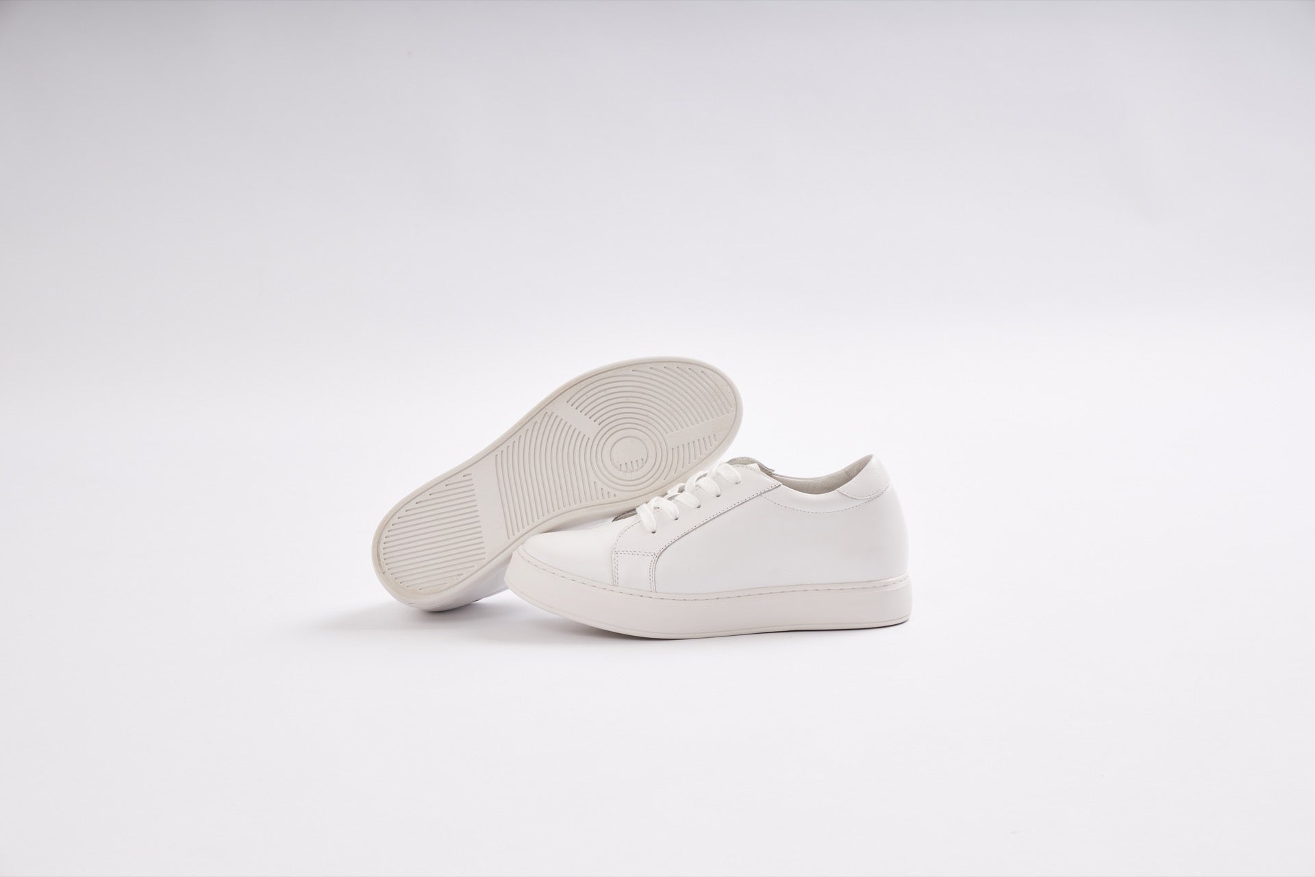 Cotton White Sneakers 6cm