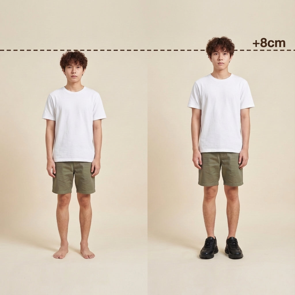 Chunky Sneakers Black 8cm