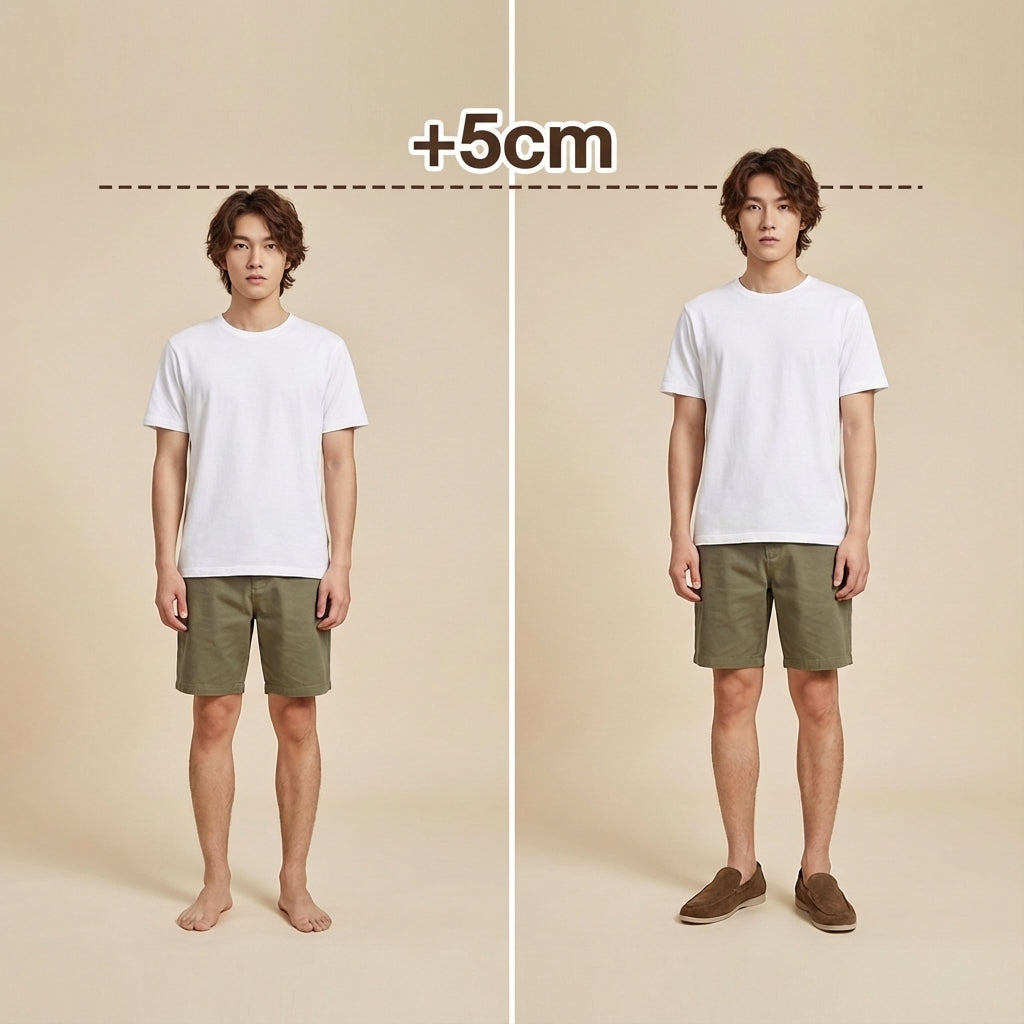 Suede Loafer 5cm (Mocha Mousse)