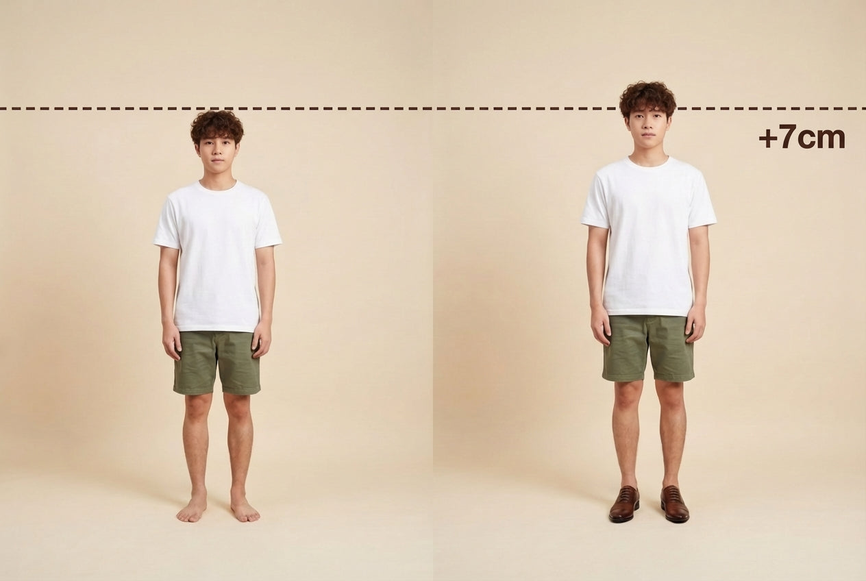 Cap-Toe Oxford Brown 7cm