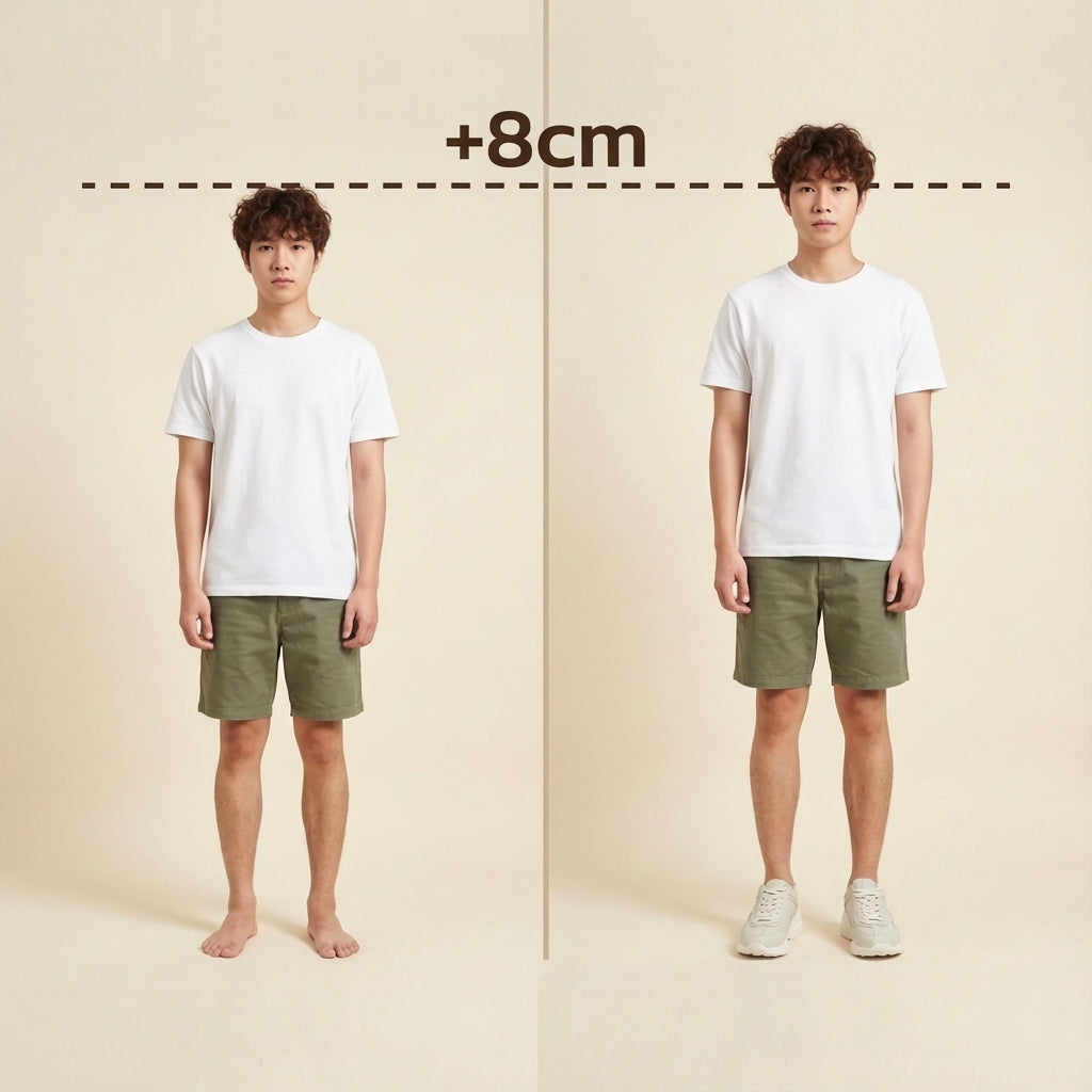 Chunky Sneakers White 8cm