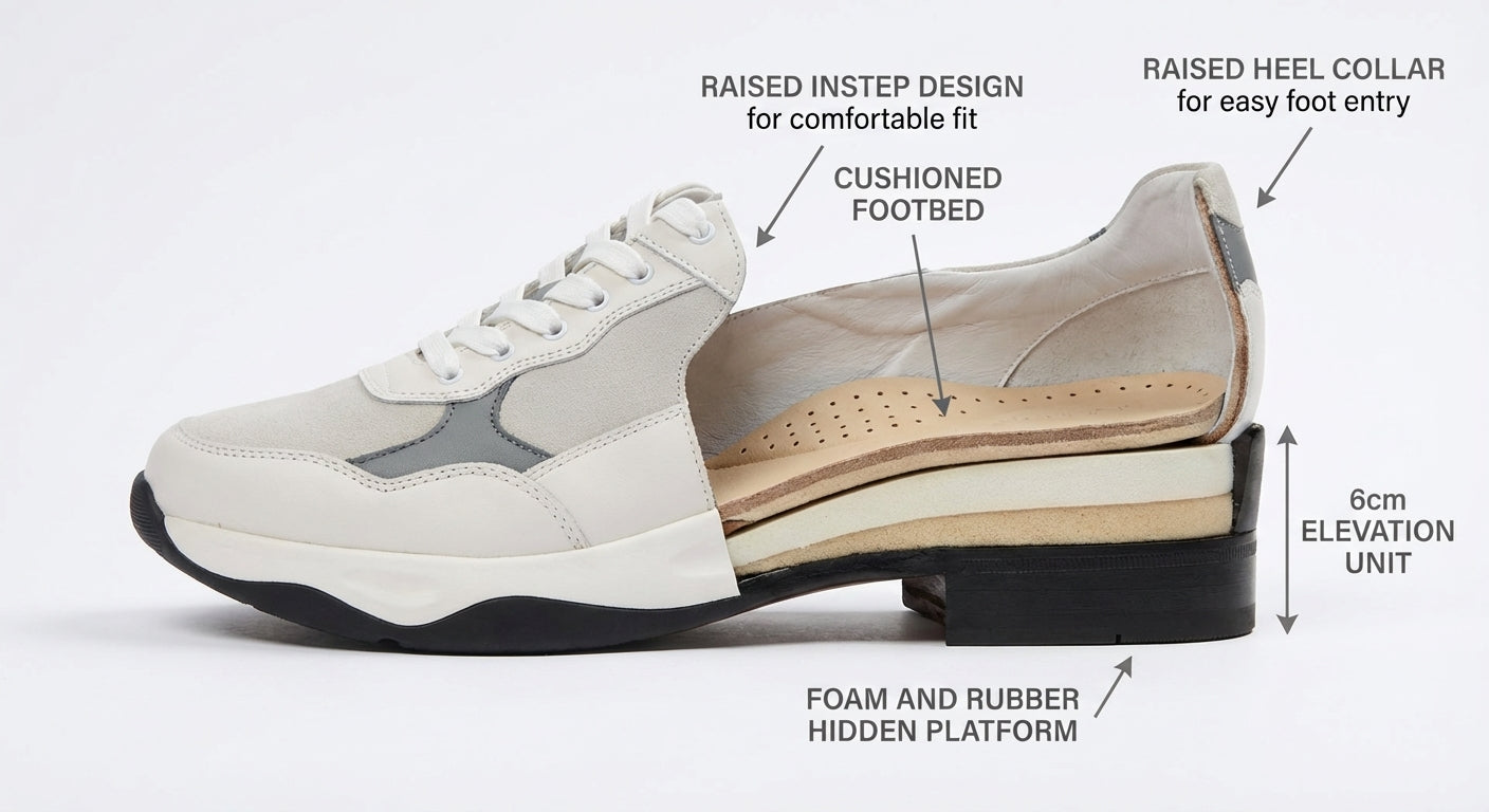 Urban Grey Sneakers 6cm