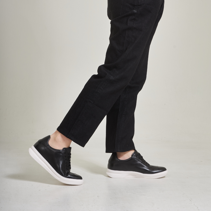 Jet-Black Prime Sneakers