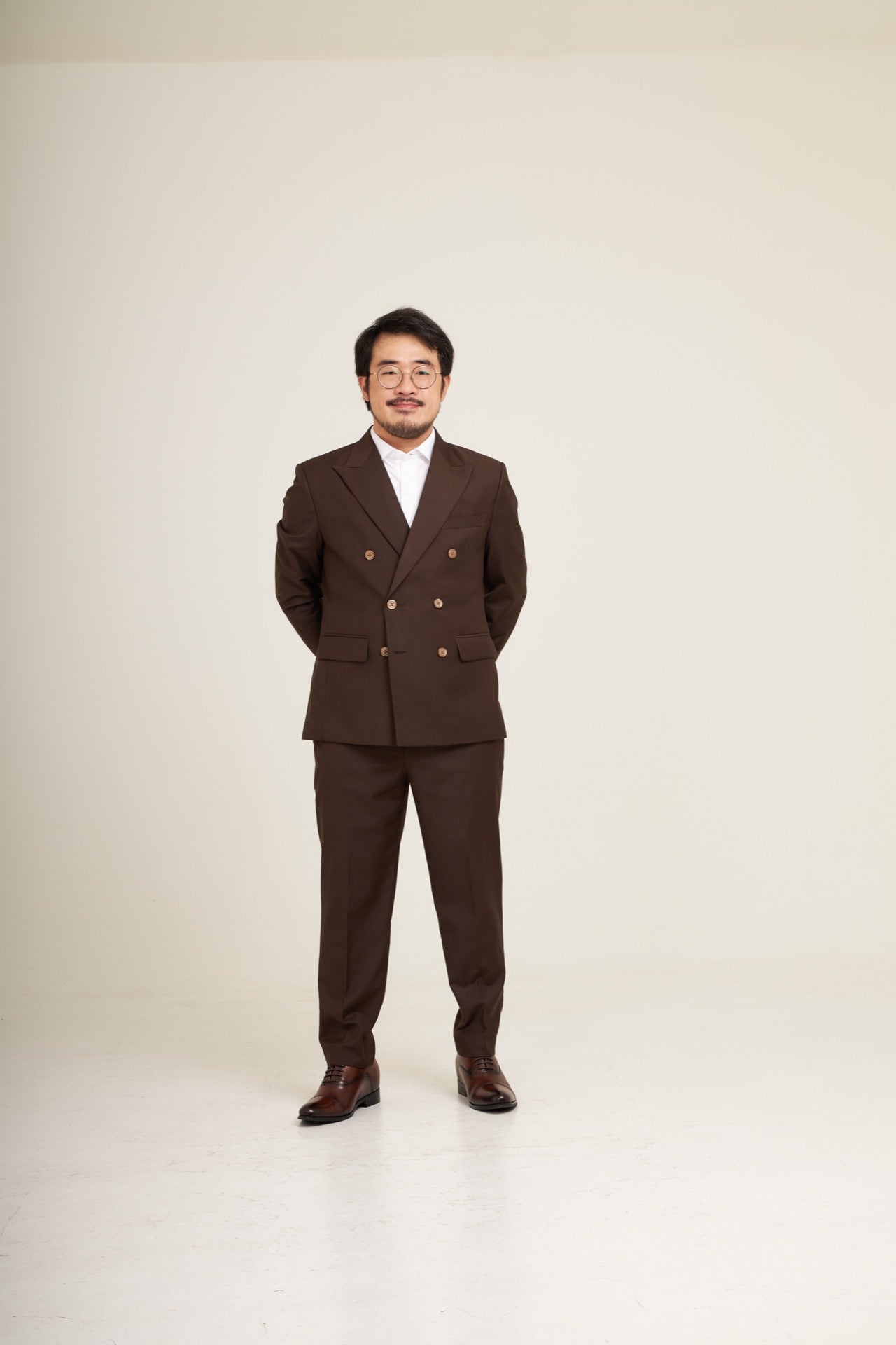 Cap-Toe Oxford Mocha Brown 7cm